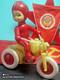Vintage Space Traveler Motorcycle Biker Plastic Toy Large Item Soviet Era Cccp
