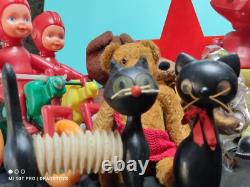 Vintage Space Traveler Motorcycle Biker Plastic Toy Large Item Soviet Era Cccp