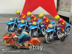 Vintage Space Traveler Motorcycle Biker Plastic Toy Large Item Soviet Era Cccp
