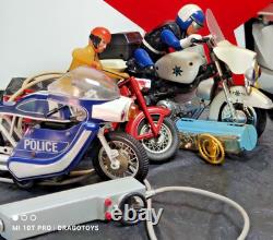 Vintage Space Traveler Motorcycle Biker Plastic Toy Large Item Soviet Era Cccp