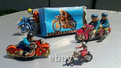 Vintage Space Traveler Motorcycle Biker Plastic Toy Large Item Soviet Era Cccp