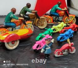 Vintage Space Traveler Motorcycle Biker Plastic Toy Large Item Soviet Era Cccp