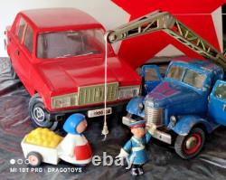 Vintage Space Traveler Motorcycle Biker Plastic Toy Large Item Soviet Era Cccp