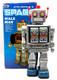 Vintage Space Walk Man ME 100 Tin Robot Battery Operated China withBox