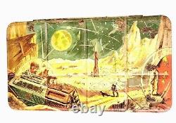 Vintage Space Watercolor EMPTY Paint Tin Litho Page England RARE, No Paints Flaw