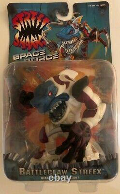 Vintage Street Sharks, Space Force, BattleClaw Streex, # 16561, NOS 1996