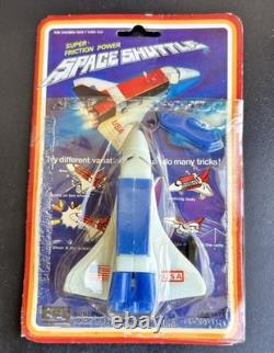 Vintage Super Friction Power Space Shuttle Toy USA NASA Style MOC Sealed