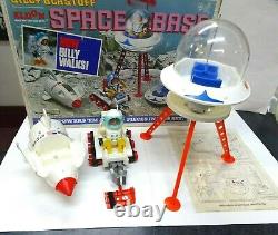 Vintage Super RARE Eldon 1970 Billy Blast Off Space Base Set withBox & Instruction