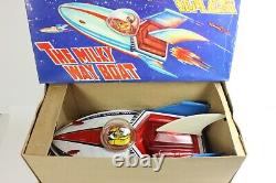 Vintage THE MILKY WAY BOAT MF215 Sparking Friction Space Craft withAstronaut & B0x