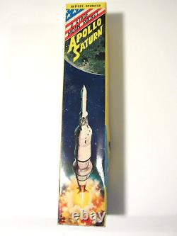 Vintage TN Nomura Battery Operated Two Stage Moon Rocket Apollo Saturn