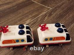 Vintage TOMY Grippidee Gravidee 603 plastic Double Rocket motorized car COMPLETE