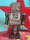 Vintage Television Robot Space Man Toy Battery Operated Alps Japan Parts