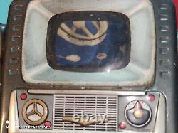 Vintage Television Robot Space Man Toy Battery Operated Alps Japan Parts