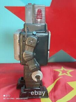 Vintage Television Robot Space Man Toy Battery Operated Alps Japan Parts