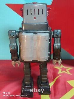 Vintage Television Robot Space Man Toy Battery Operated Alps Japan Parts