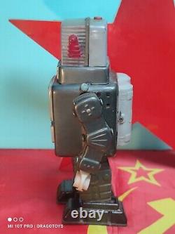 Vintage Television Robot Space Man Toy Battery Operated Alps Japan Parts