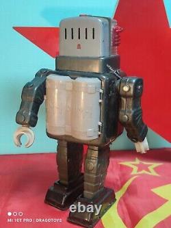 Vintage Television Robot Space Man Toy Battery Operated Alps Japan Parts