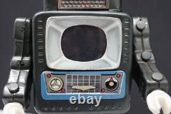 Vintage Television Robot Space Man Toy Battery Operated Japan Parts/Repair