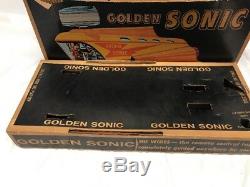 Vintage Tigerett 1950s Golden Sonic Remote Control Toy Guided By Sound
