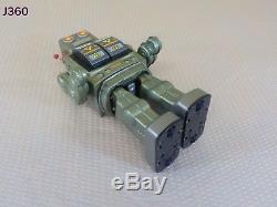 Vintage Tin Battery Operated Space Age Robot Japan Japanese Mechanical Toy Rare