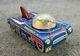 Vintage Tin Litho Friction Toy Space Tank V 7 Made In Japan