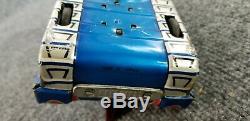 Vintage Tin Litho Friction Toy Space Tank V 7 Made In Japan