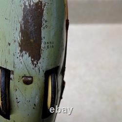 Vintage Tin Litho Masudaya X-2 Space Rocket, Friction Toy, 7.5
