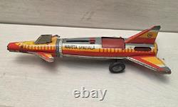 Vintage Tin Space Age Rocket Toy NAVETA SPATIALA Agatex Romania Space Ship Rare