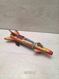 Vintage Tin Space Age Rocket Toy NAVETA SPATIALA Agatex Romania Space Ship Rare