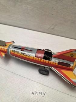 Vintage Tin Space Age Rocket Toy NAVETA SPATIALA Agatex Romania Space Ship Rare