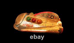 Vintage Tin Toy Apollo USA NASA Starship Toy, Space Ship, Made In Japan