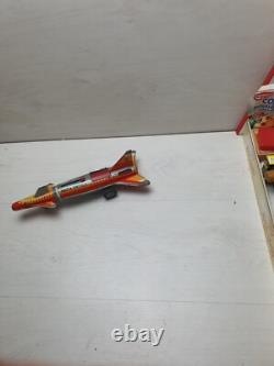 Vintage Tin Toy NAVETA SPATIALA ROCKET AGATEX ROMANIA LEI 45 NI 34584-79. 79