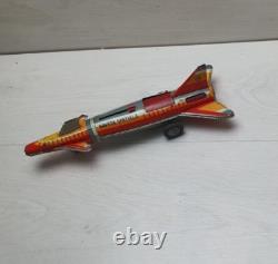 Vintage Tin Toy NAVETA SPATIALA ROCKET AGATEX ROMANIA LEI 45 NI 34584-79. 79