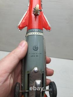 Vintage Tin Toy NAVETA SPATIALA ROCKET AGATEX ROMANIA LEI 45 NI 34584-79. 79