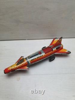Vintage Tin Toy NAVETA SPATIALA ROCKET AGATEX ROMANIA LEI 45 NI 34584-79. 79