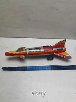 Vintage Tin Toy NAVETA SPATIALA ROCKET AGATEX ROMANIA LEI 45 NI 34584-79. 79