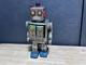 Vintage Tin Toy Robot Space Walkman Silver Electric Toy Showa Retro