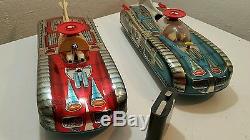 Vintage Tin Toy Space Car Vehicle Holdauto Lemezarugyar Batt. Operated Orig. Box