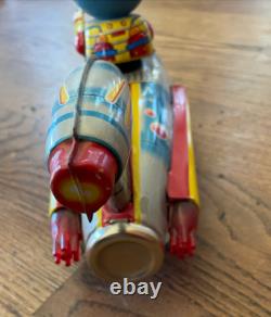 Vintage Tin vintage space toy car 1960s RARE, battery operated works