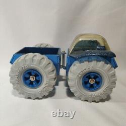 Vintage Tonka Crater Crawler 1970s Blue Body Space Vehicle Pressed Steel