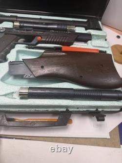 Vintage Topper Toy Space Rifle Set with Case Made in Canada Incomplete