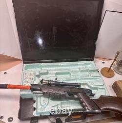 Vintage Topper Toy Space Rifle Set with Case Made in Canada Incomplete
