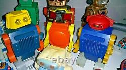 Vintage Toy Robot Space Program Soviet Era Cccp Ussr Wind Up + Key Rare Colours