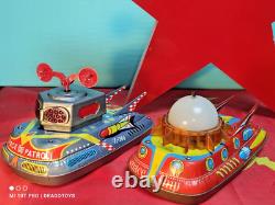 Vintage Toy Robot'pogot' Space Program Soviet Era Cccp Ussr Wind Up + Key Alien