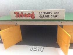 Vintage Tri-ang Toys Lock Ups And Garage Space Timber Plastic Spot On Diecast