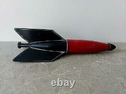 Vintage USSR 70-80' Pump Action Toy Space Rocket Box Papers. Rare