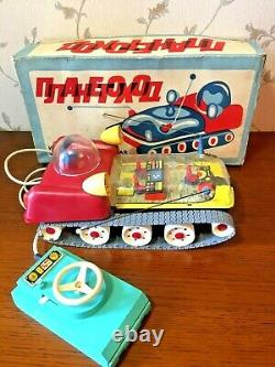 Vintage USSR Made Toy LUNOKHOD EXPLORER space rover REMOTE CONTROL