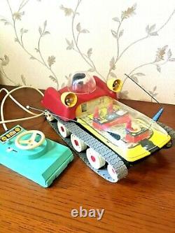 Vintage USSR Made Toy LUNOKHOD EXPLORER space rover REMOTE CONTROL