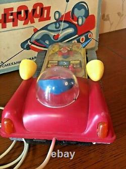 Vintage USSR Made Toy LUNOKHOD EXPLORER space rover REMOTE CONTROL