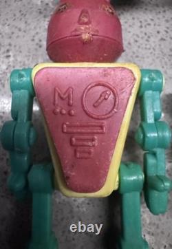 Vintage USSR Mini Robot Toy Collection Lot 24 Space Age Plastic Figures